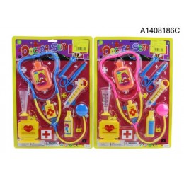 Игровой Набор Доктор (10 предметов, цвет в ассорт., в блистере, от 3 лет) A1408186C, (Shantou City Daxiang Plastic Toy Products)
