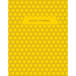 Bullet Journal (Желтый) 162x210мм, твердая обложка, пружина, блокнот в точку, 120 стр.