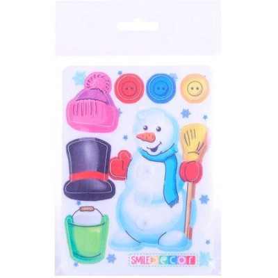**НГ Игр(SmileDecor) Мини-игра Снеговик (фетр.) (Ф729)