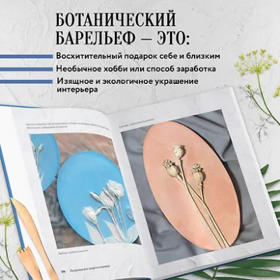Абашкова Дарья Владимировна: Ботанический барельеф шаг за шагом. Мастер-классы по стильному интерьерному декору