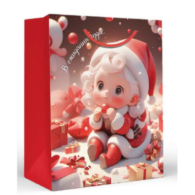 **НГ Пакет[MS]бум.ламинир.(ГКГ) В ожидании чуда... (180*135*60) (15.16.02255)