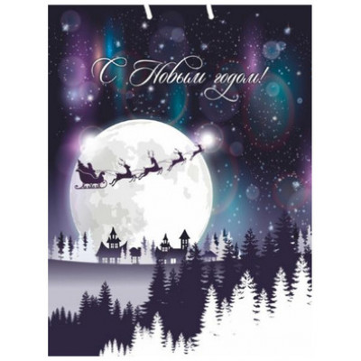 **НГ Пакет[L]бум.ламинир.(Миленд) Dream cards Волшебная луна (320*260*100) (ПКП-6679)