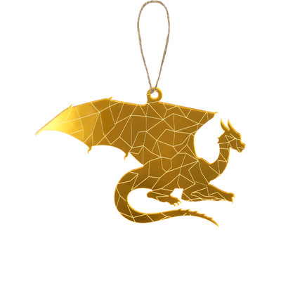 **НГ Сув.(Миленд) Подвеска(акрил) Дракоша [10*15см] (НУ-2402)