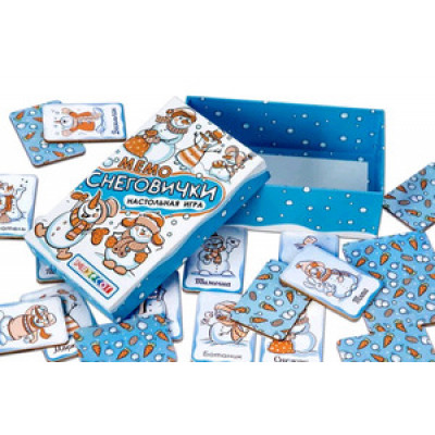 **НГ Игр(SmileDecor) Мемо Снеговички (дерев.) (П2119)
