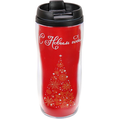 **НГ Сув.(Миленд) Термокружка[350мл.] Елочка (КП-6220)
