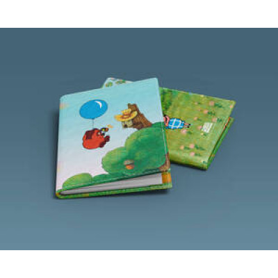 **Сув.(Эксмо) Обложка д/паспорта Винни-Пух Пчелы [Союзмультфильм]