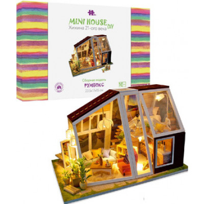 *СбМодель_Румбокс(HobbyDay) Хижина 21-го века [интерьерный конструктор] (M902)