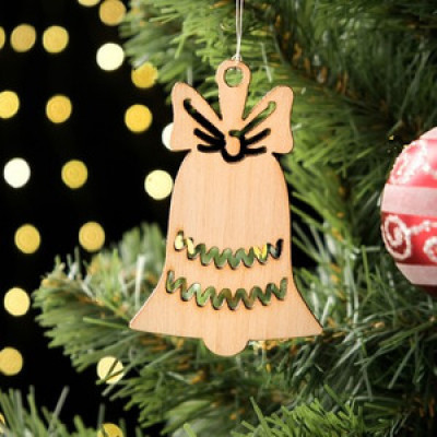 **НГ Сув.(Сувениры+) Подвеска из кедра Колокольчики (LNG8)