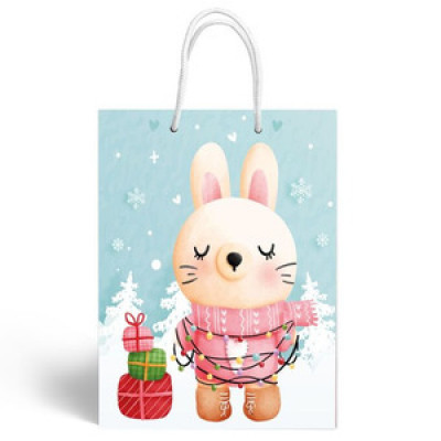 **НГ Пакет[XL]бум.(NDPlay) Зайка-игрушка (406*335*155) (292193)