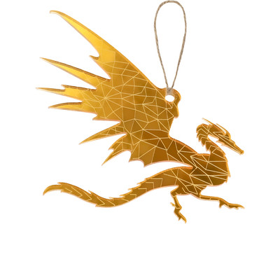 **НГ Сув.(Миленд) Подвеска(акрил) Драконья сказка [10*15см] (НУ-2437)