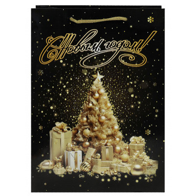 **НГ Пакет[ML]бум.ламинир.(Миленд) Dream cards Чудеса рождества (310*220*100) (ПКП-6669)