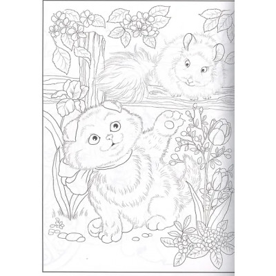 Большая книга раскрасок для девочек