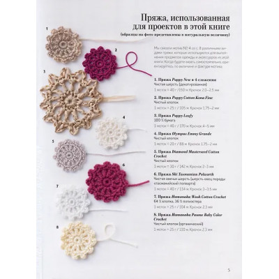 Зуевская Е.: 366 идей для вязания крючком от японских дизайнеров (сиреневая)