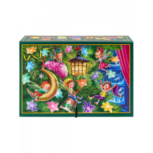 **НГ КоробкаПодарочная(Миленд) Книга [18*12*5] Волшебный Новый год (КК-7002)