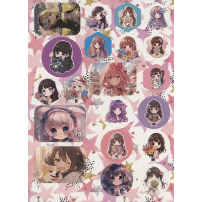 150 наклеек. Аниме