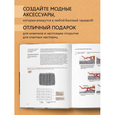 Рельефное «подтягивающее» вязание крючком. Узоры и проекты. Бестселлер из Японии
