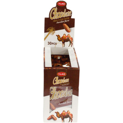 Конфетки жевательные "Верблюд" шоколадные (30шт)