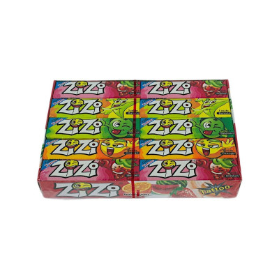 Жевательная резинка ZiZi с татуировкой 5шт (20 уп)