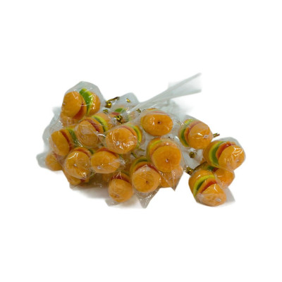 Мармелад "Бургер чупс" мягкий жевательный мармелад в банке (60уп)