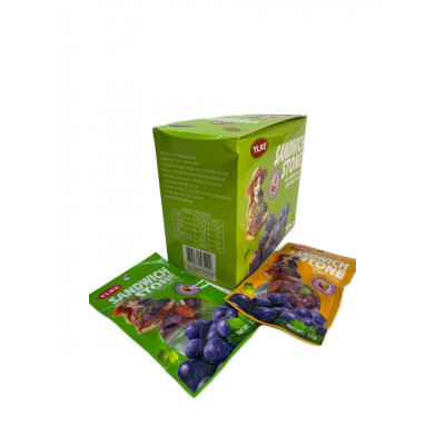 Конфетки жевательные "Виноград в глазури" (30шт)