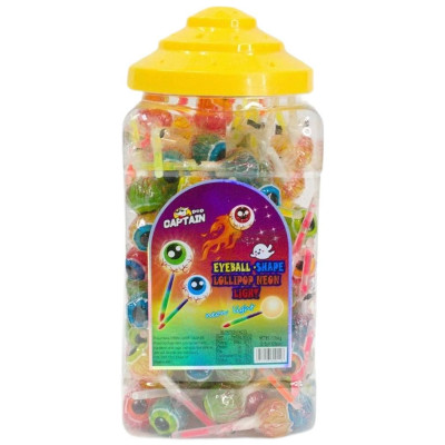 Леденец "Око" 10,5 гр в банке со светящейся палочкой (120 шт.)