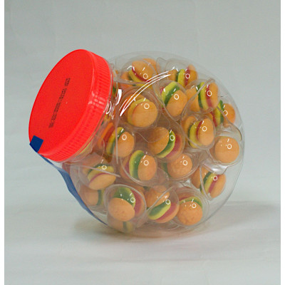 Мармелад "Бургер " мягкий жевательный мармелад в банке / в капсулах ( 50уп)