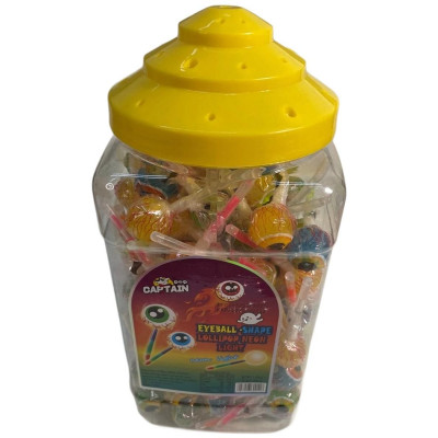 Леденец "Око" 10,5 гр в банке со светящейся палочкой (120 шт.)