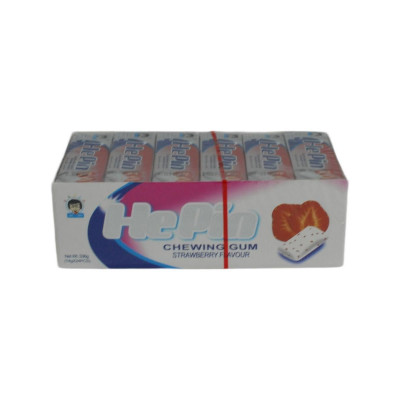 Жевательная резинка 14 гр "Клубника" (24шт)