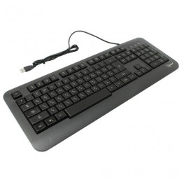 Клавиатура проводная с подсветкой клавиш GEMBIRD KB-230L, USB, 104 клавиши, с подсветкой, черная