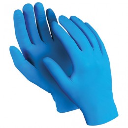 Перчатки нитриловые MANIPULA Эксперт, неопудренные, КОМПЛЕКТ 50 пар, размер 8 (M), синие, DG-022