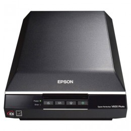 Сканер планшетный EPSON Perfection V600 Photo (B11B198033), А4, 15 стр/мин, 6400x9600