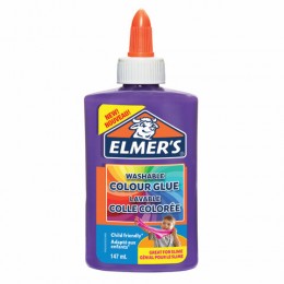 Клей для слаймов канцелярский цветной (непрозрачный) ELMERS Opaque Glue, 147 мл, фиолетовый,2109502