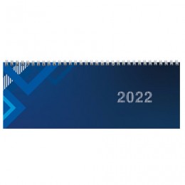 Планинг датированный 2022 (285х112 мм), STAFF, гребень, картонная обложка, 60 л., 