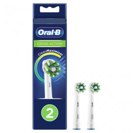 Насадки для электрической зубной щетки КОМПЛЕКТ 2шт ORAL-B (Орал-би) Cross Action EB5, 80347918