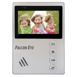 Видеодомофон FALCON EYE Vista, дисплей 4,3 TFT, механические кнопки, белый, 00-00124393