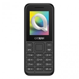 Телефон мобильный ALCATEL One Touch 1066D, 2 SIM, 1,8, черный, 1066D-2AALRU1