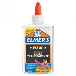 Клей для слаймов канцелярский ELMERS Clear Glue, 147 мл (1 слайм), 2077929