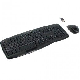 Набор беспроводной GENIUS KB-8000X, USB, клавиатура, мышь 2 кнопки + 1 колесо кнопка, черный, 31340005103