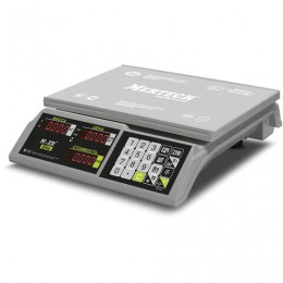 Весы торговые MERCURY M-ER 326-32.5 LED (0,1-32 кг), дискретность 5 г, платформа 325x230 мм, без стойки