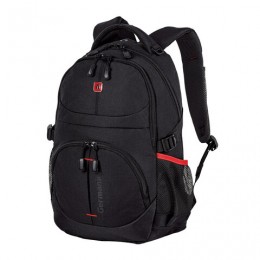 Рюкзак B-PACK S-06 (БИ-ПАК) универсальный, уплотненная спинка, облегченный, черный, 46х32х15 см, 226953