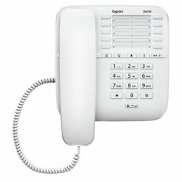 Телефон Gigaset DA510, память 20 ном., спикерфон, тональный/импульсный режим, повтор, белый, S30054S6530S302