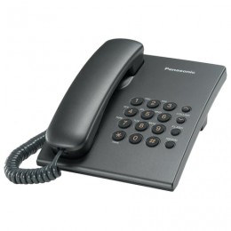 Телефон PANASONIC KX-TS2350RUT, титан, повторный набор, тональный/импульсный режим