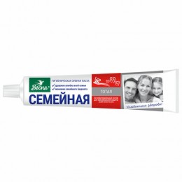 Зубная паста 90г СЕМЕЙНАЯ (Весна) 