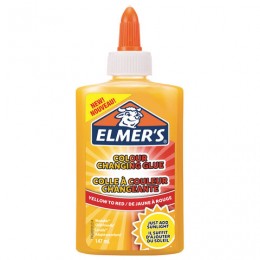 Клей для слаймов канцелярский меняющий цвет ELMERS Colour Changing Glue, 147мл,желт на красн,2109498