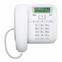 Телефон проводной Gigaset DA611, память 100 ном., белый, S30350-S212S322