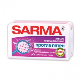 Мыло хозяйственное 140 г, SARMA (Сарма) Против пятен, 11150