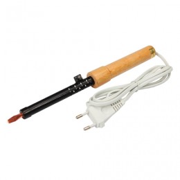 Паяльник электрический ЭПСН, 25 Вт, 220 В, деревянная ручка, REXANT, 12-0225