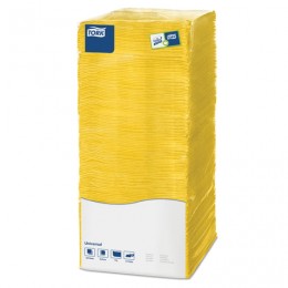 Салфетки TORK Big Pack, 25х25, 500 шт., желтые, 470116