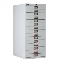Шкаф металлический для документов ПРАКТИК MDC-A3/910/15, 15 ящиков, 910х347х546 мм, собранный