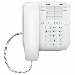 Телефон проводной Gigaset DA410, память 10 ном., белый, S30054S6529S302